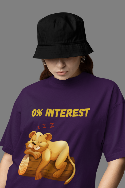0% Interest Unisex Round Neck Classic T-Shirt