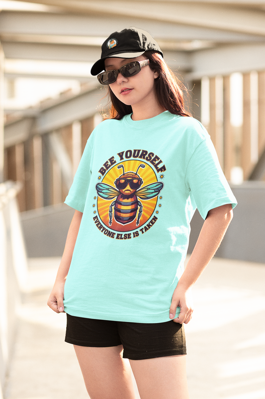 Bee Yourself Unisex Oversized T-shirt